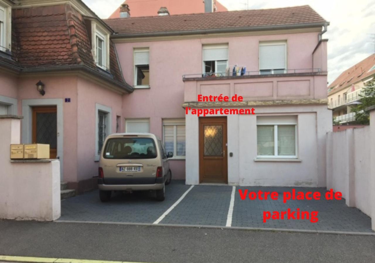 Gruenewald Colmar - Studio 2 Pers - Parking Exterior foto